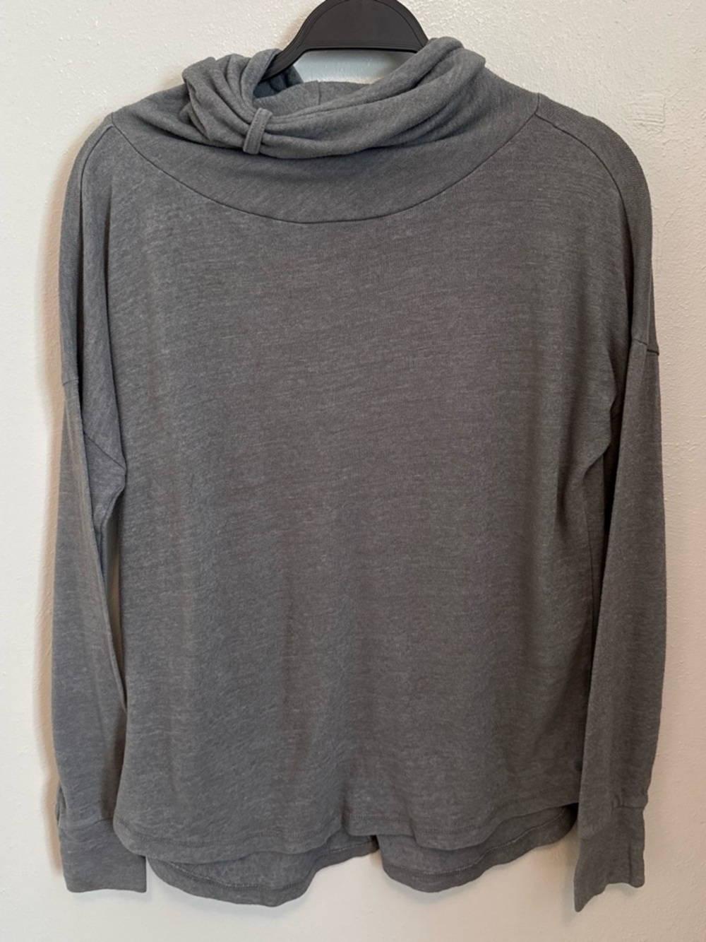 Prana Women's Grey Cowl Neck Sweater